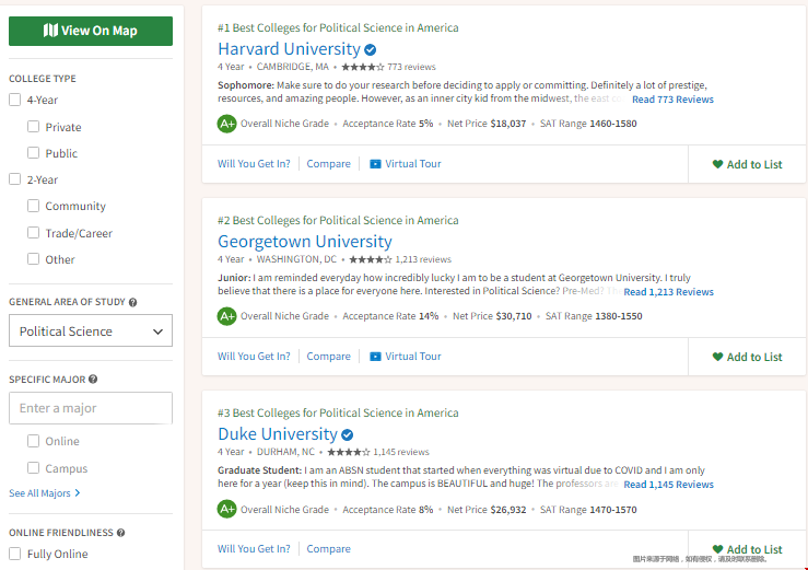 美國大學政治專業(yè)排名.png 美國大學政治專業(yè)排名.png