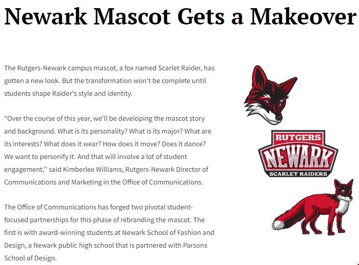 羅格斯大學紐瓦克校區新吉祥物亮相.png 羅格斯大學紐瓦克校區新吉祥物亮相.png