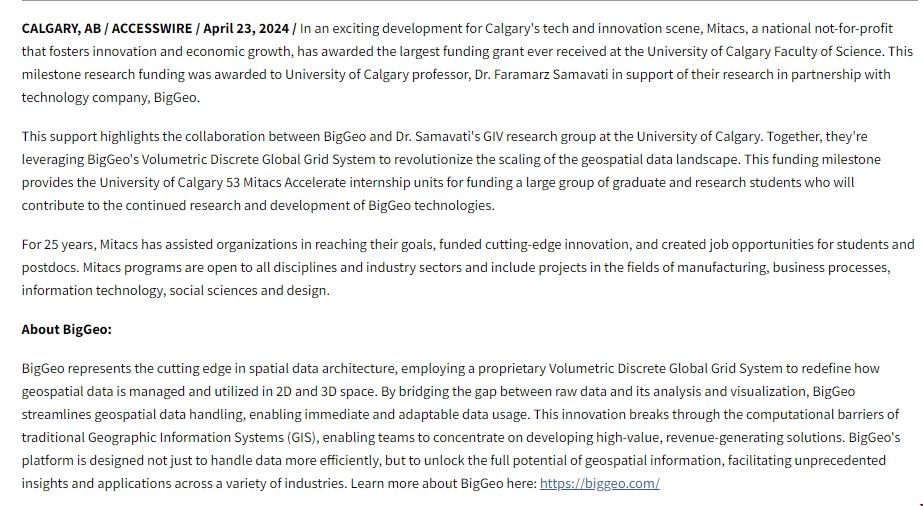 卡爾加里大學(xué)助力BigGeo獲得歷史性資助.png 卡爾加里大學(xué)助力BigGeo獲得歷史性資助.png