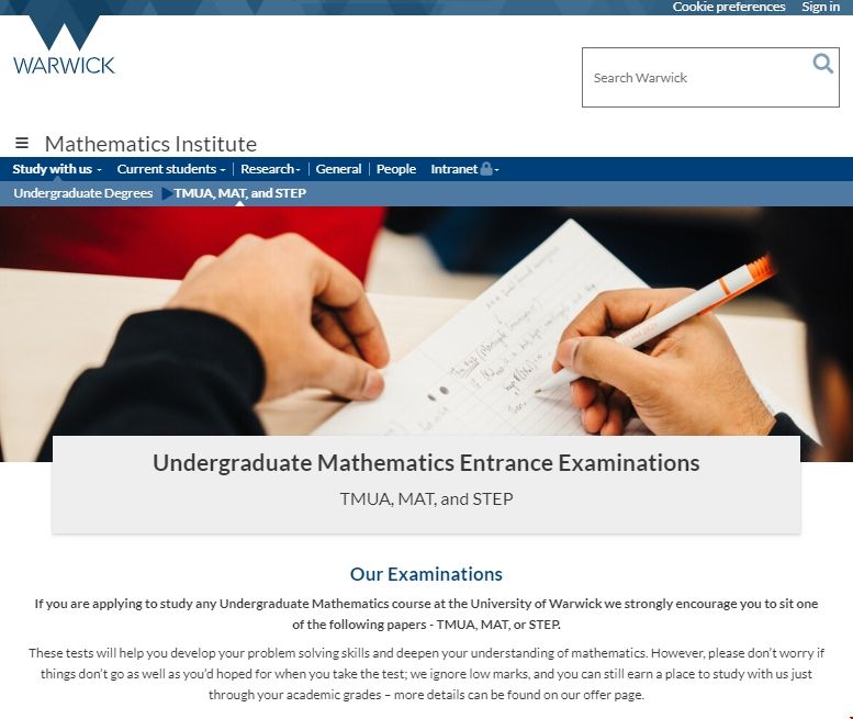 華威大學部分專業(yè)強制要求TMUA.png 華威大學部分專業(yè)強制要求TMUA.png